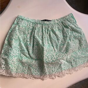 Zara Floral Lace Skirt